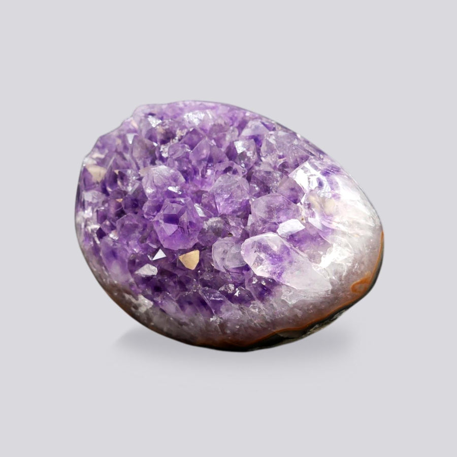 Uruguayan Amethyst Egg - Natural Crystal Decor Piece | 1.7 lb