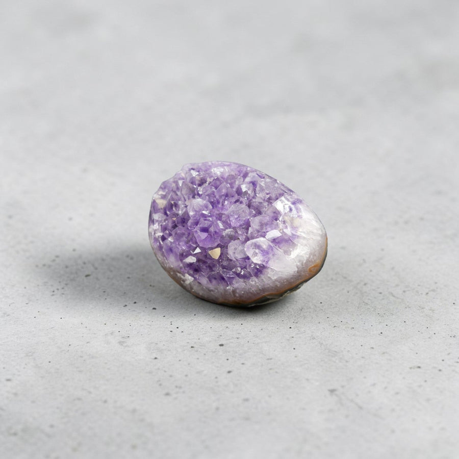 Uruguayan Amethyst Egg - Natural Crystal Decor Piece | 1.7 lb