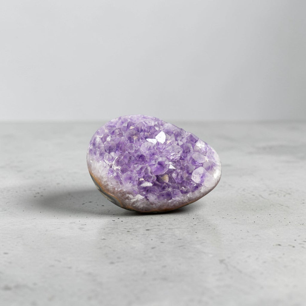 Uruguayan Amethyst Egg - Natural Crystal Decor Piece | 1.7 lb