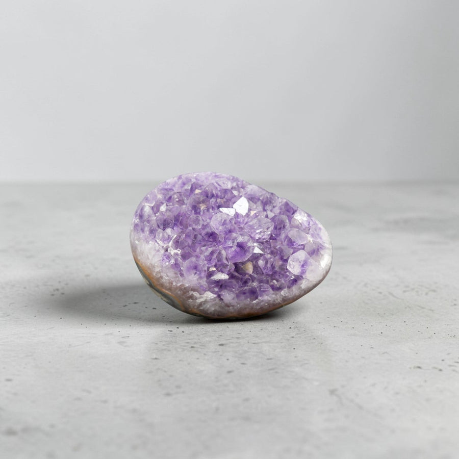 Uruguayan Amethyst Egg - Natural Crystal Decor Piece | 1.7 lb