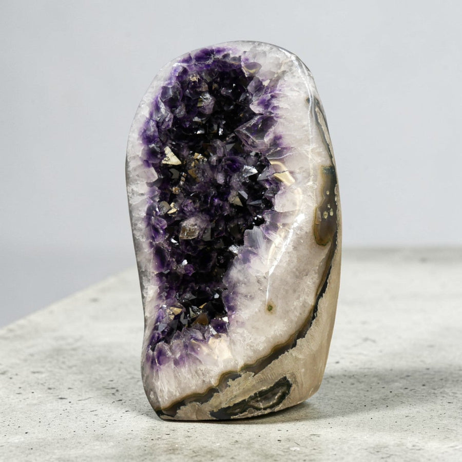 XL Amethyst Crystal Egg - 35.25 lb | Plum Noir