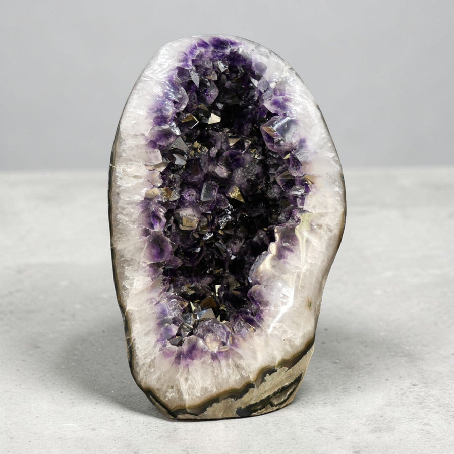 XL Amethyst Crystal Egg - 35.25 lb | Plum Noir