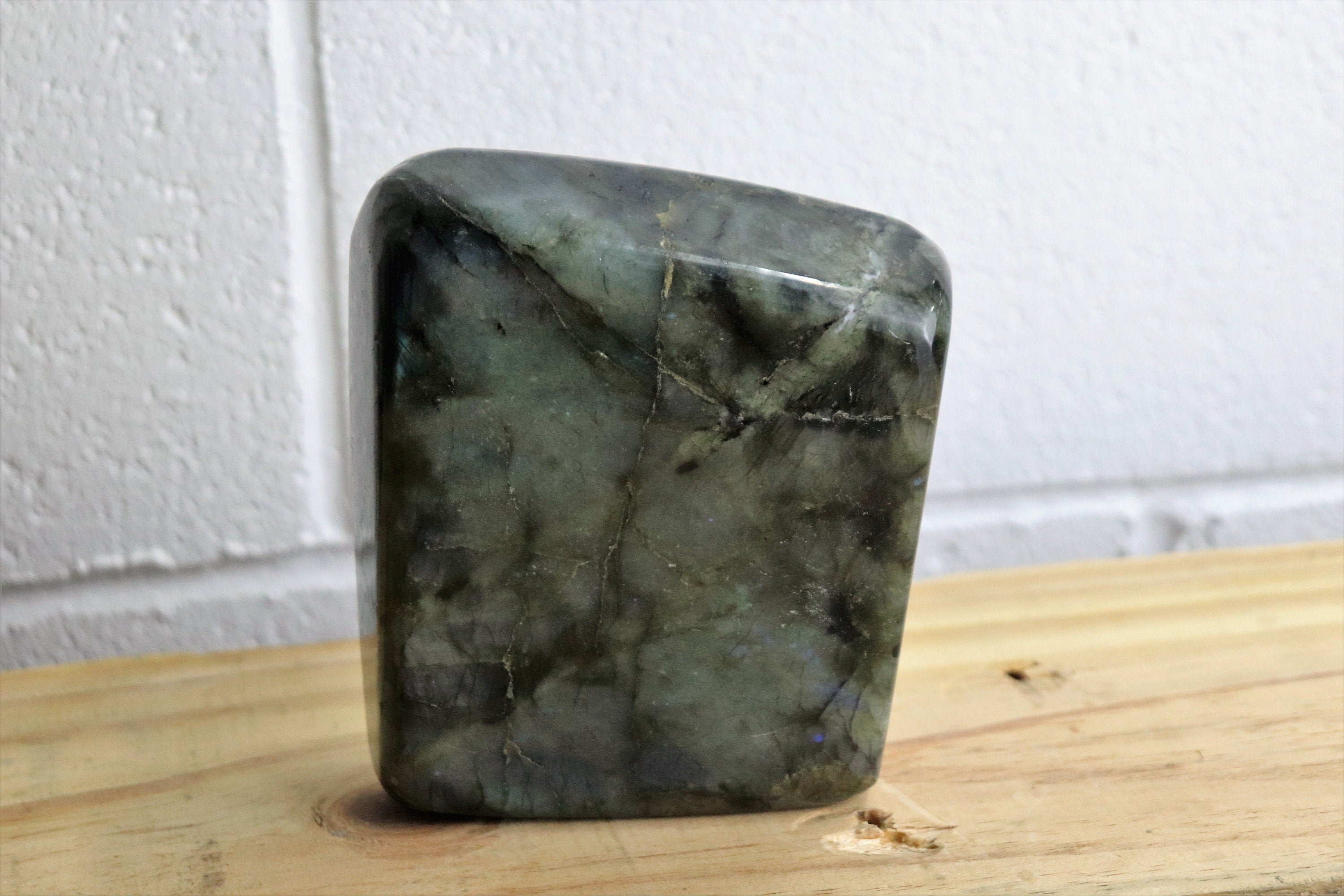 Large Labradorite Crystal Polished