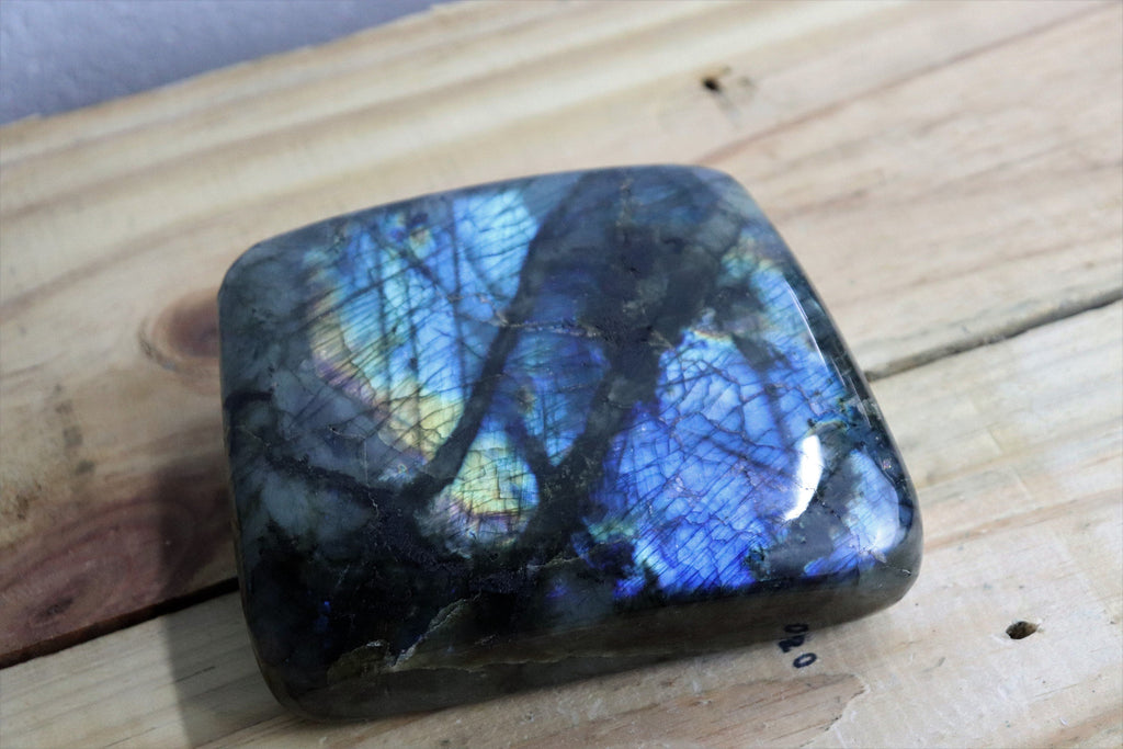 Large Labradorite Crystal Polished