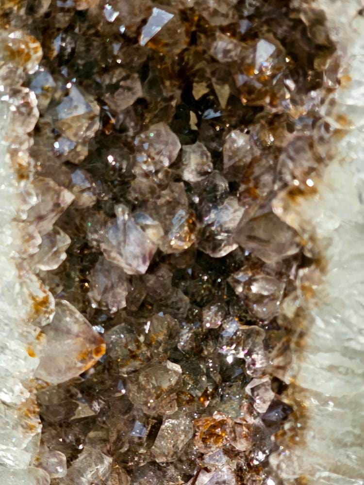 Large Brazilian Amethyst Crystal Church Pair
