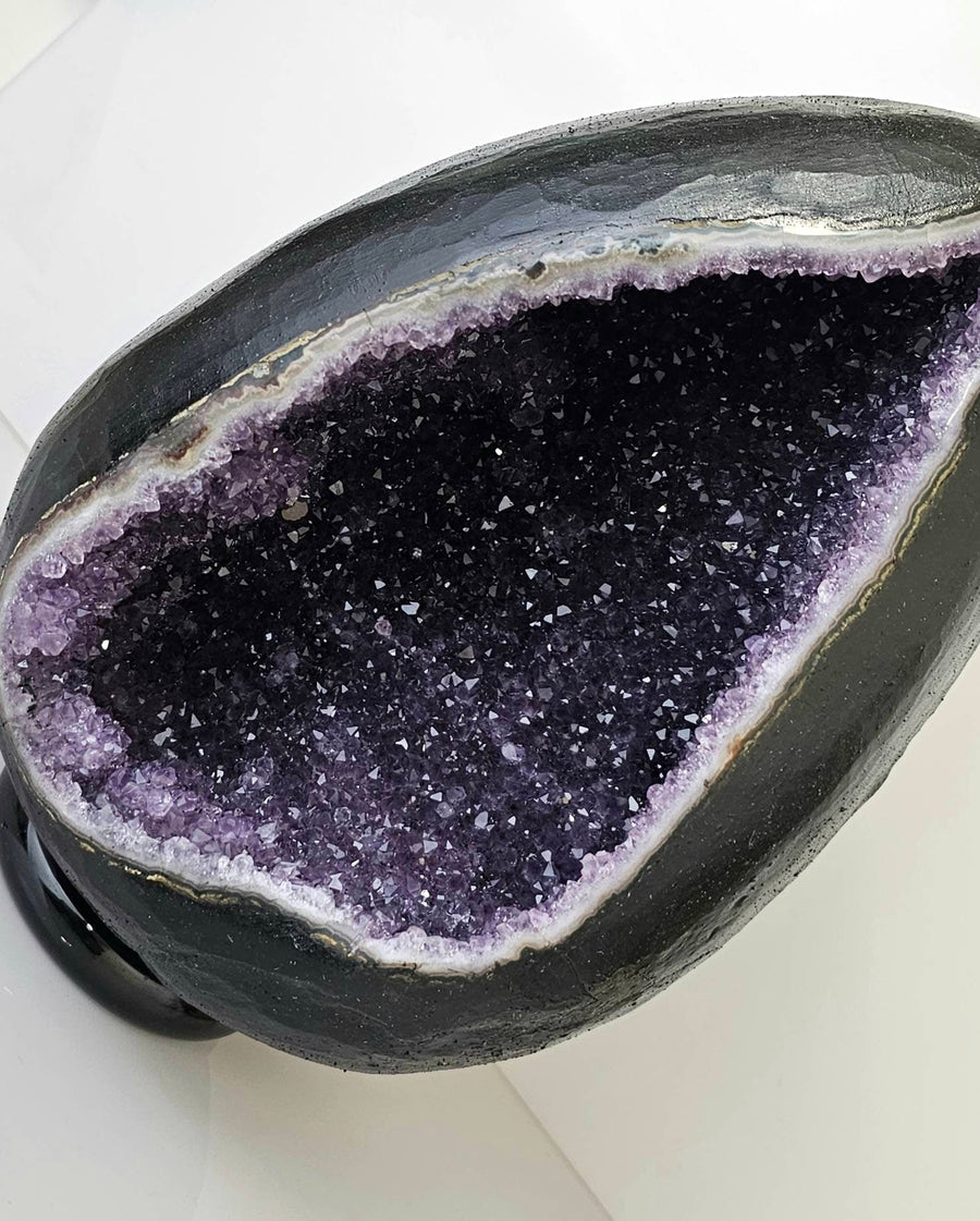 Extra Large Amethyst Crystal Egg
