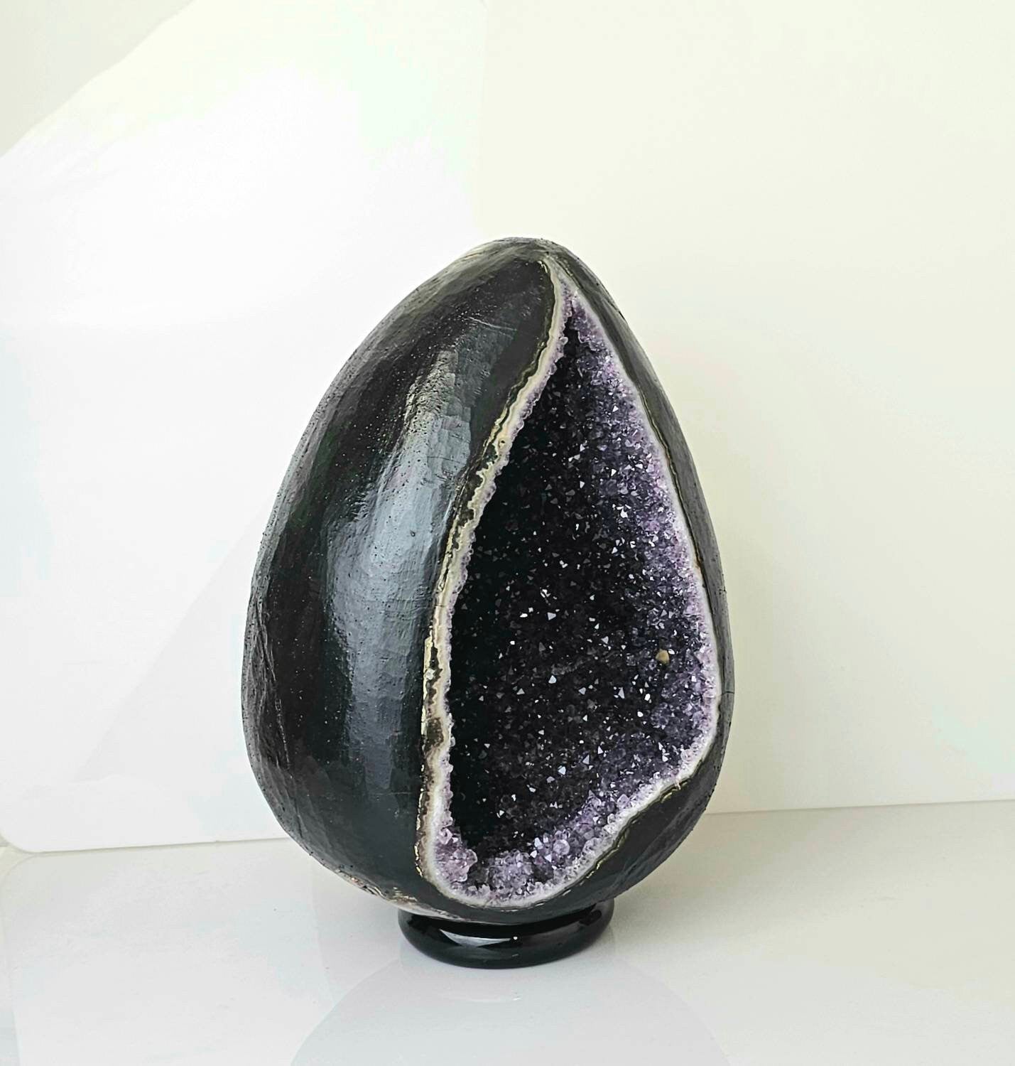 Extra Large Amethyst Crystal Egg
