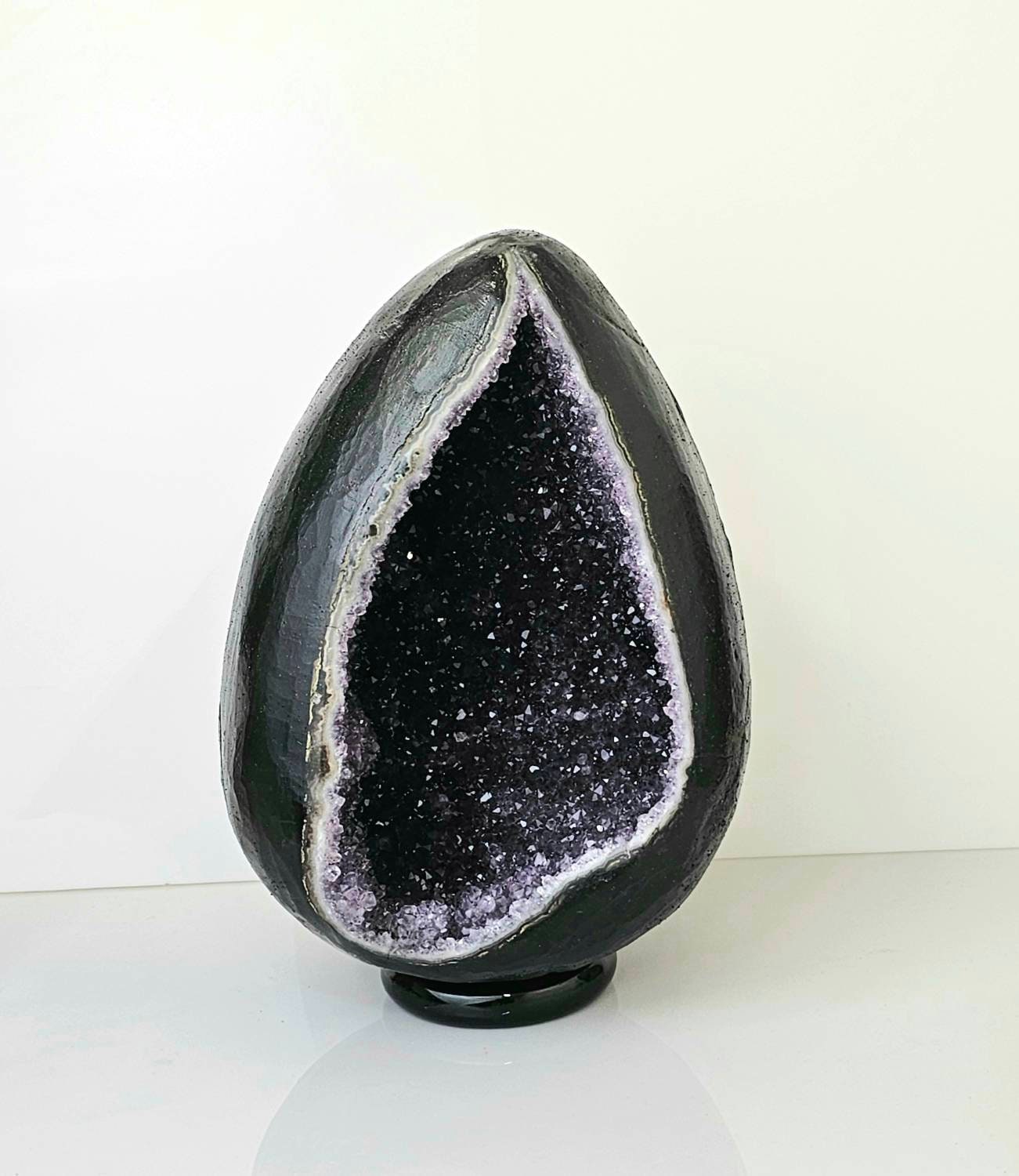 Extra Large Amethyst Crystal Egg