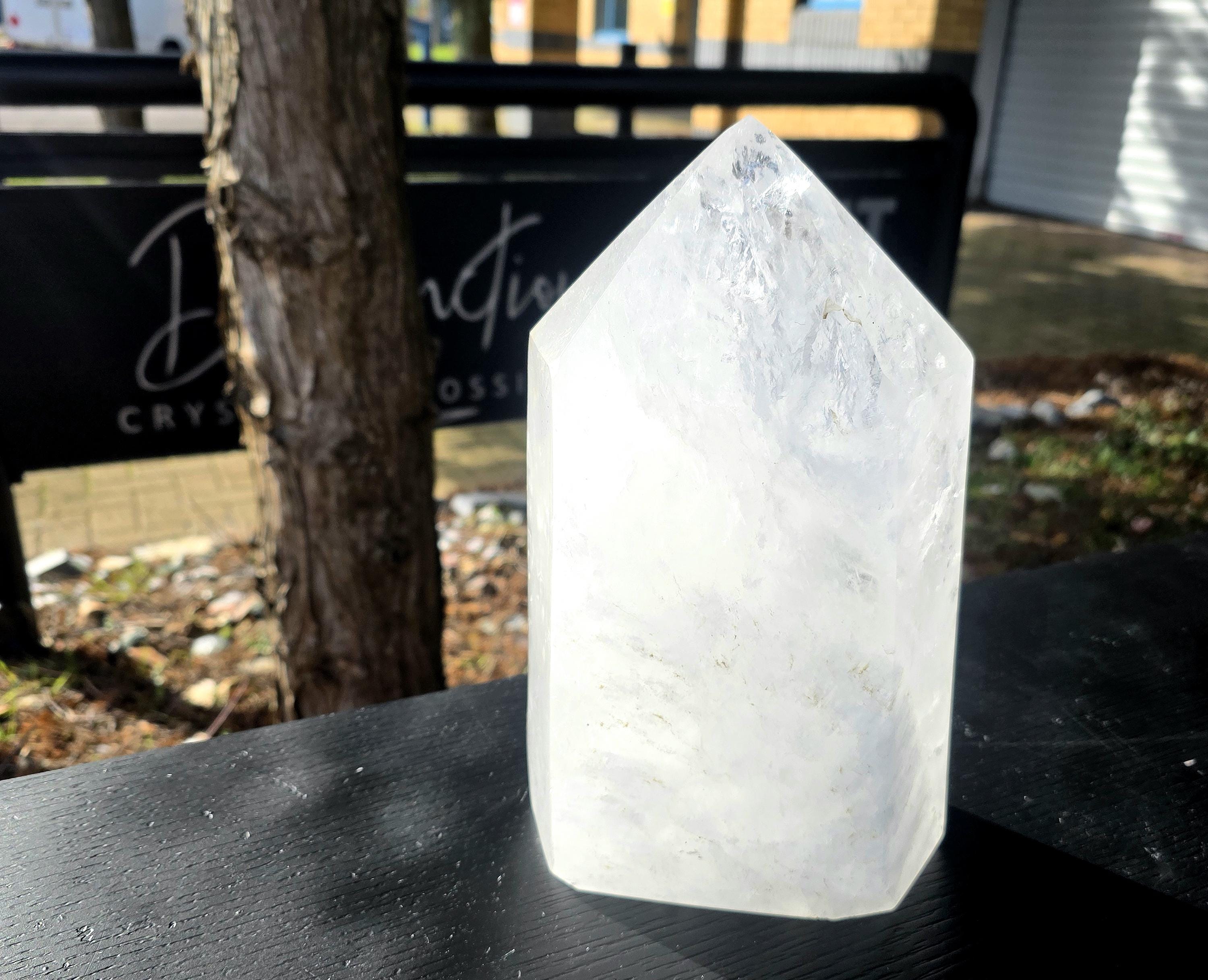 XL Clear Quartz Crystal Prism - Tower 7.29KG