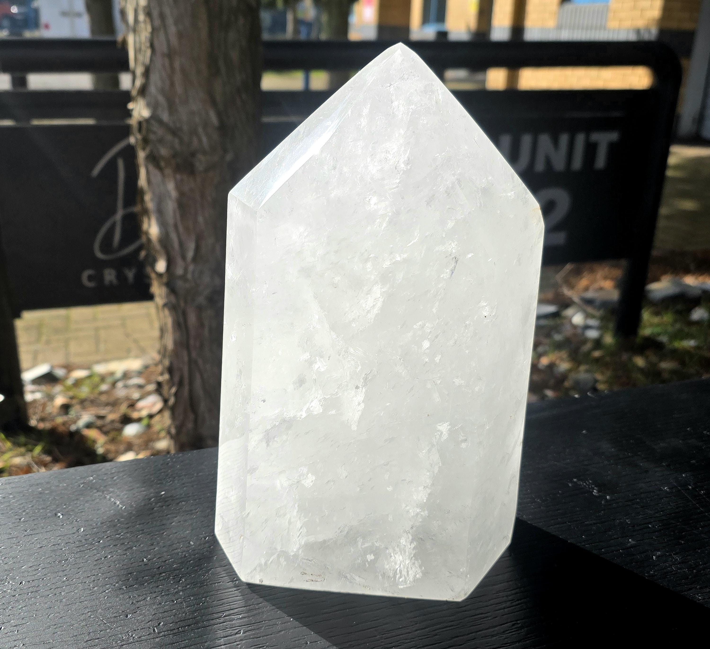 XL Clear Quartz Crystal Prism - Tower 7.29KG
