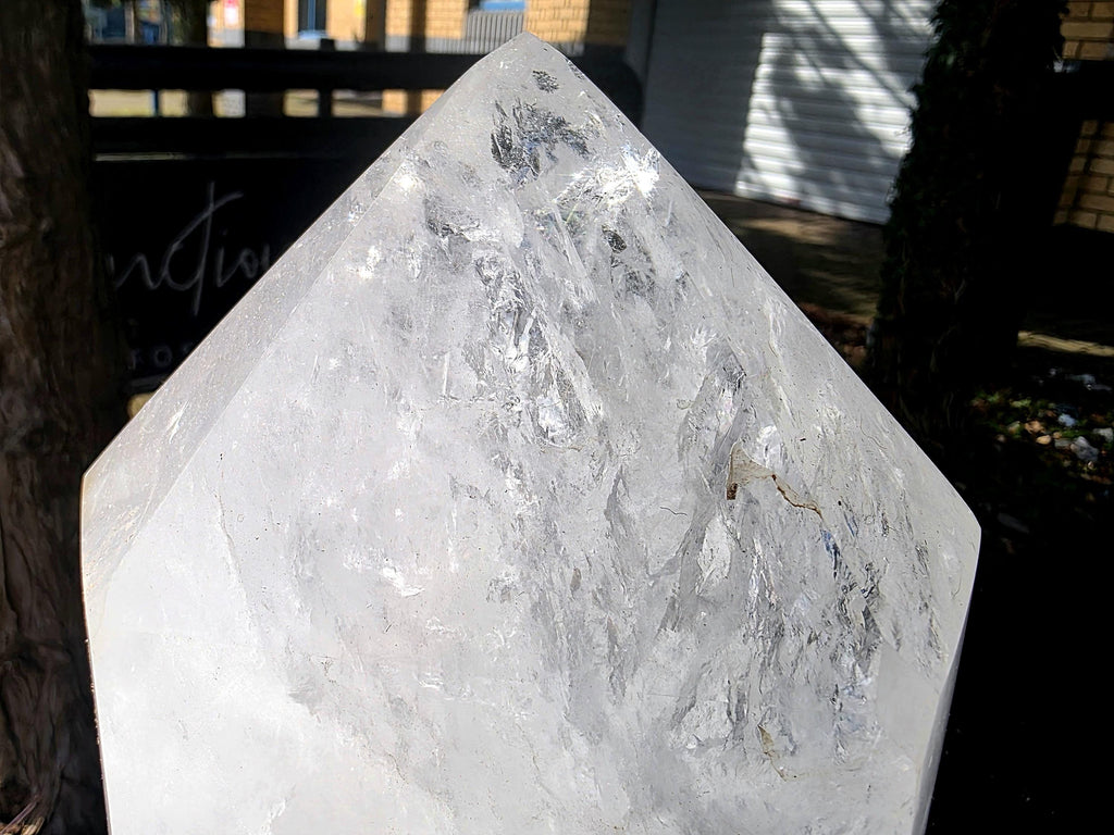 XL Clear Quartz Crystal Prism - Tower 7.29KG