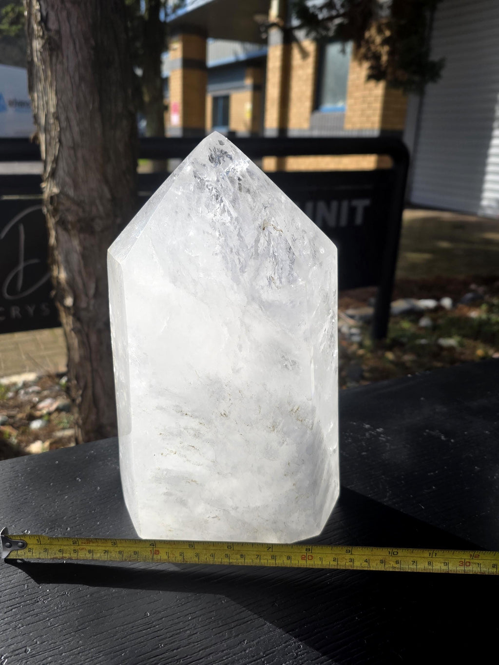 XL Clear Quartz Crystal Prism - Tower 7.29KG