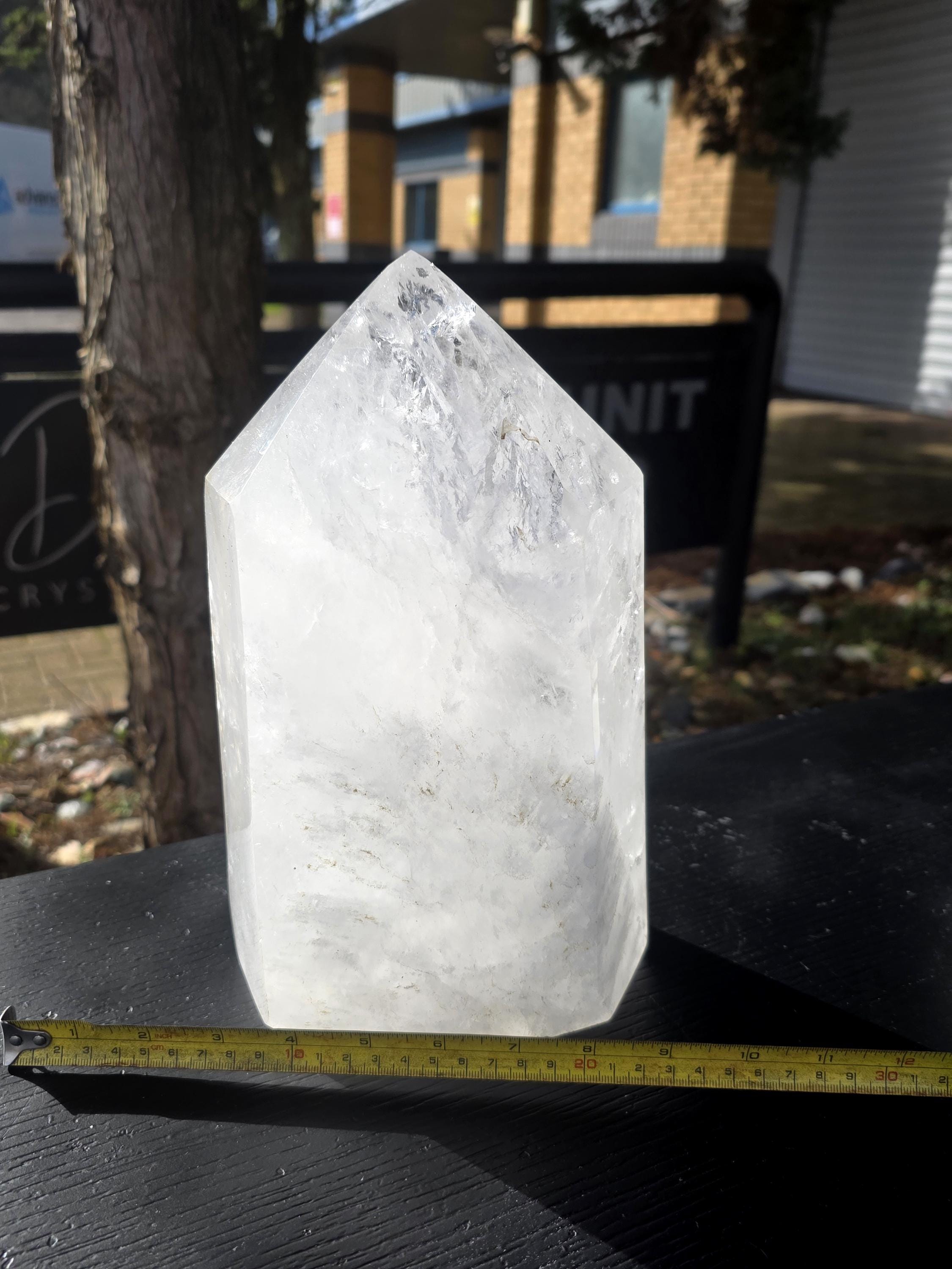 XL Clear Quartz Crystal Prism - Tower 7.29KG