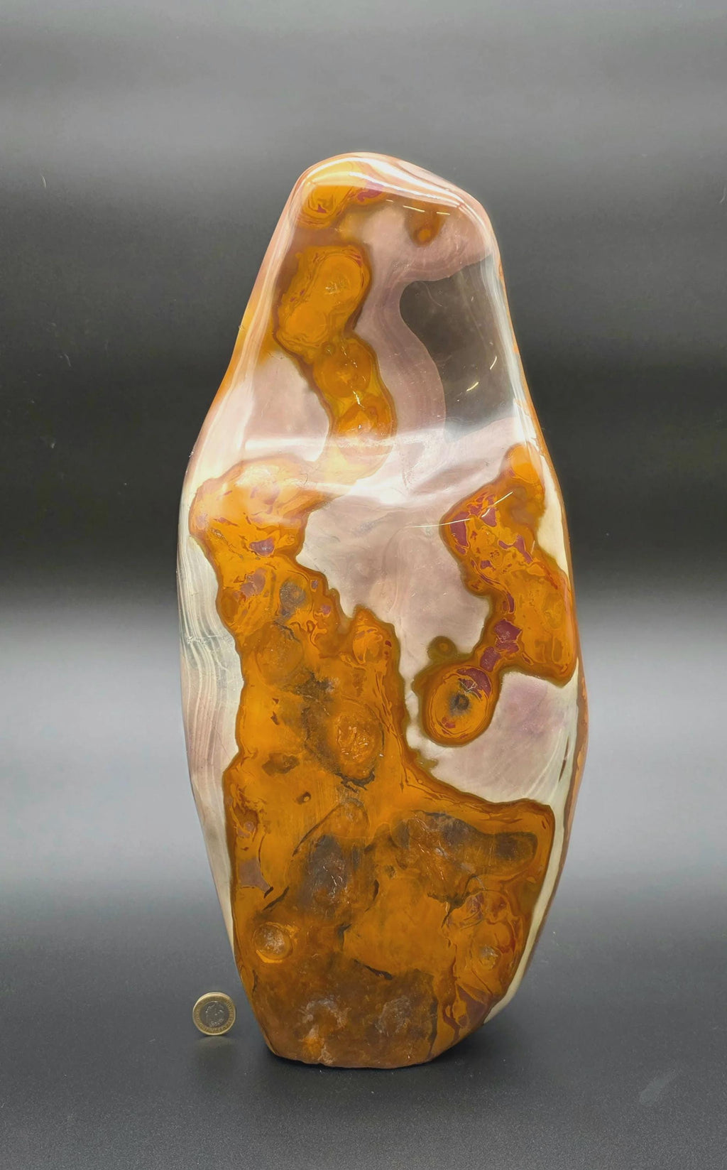 Extra Large Polychrome Jasper Freeform, Natural Home Decor Crystal