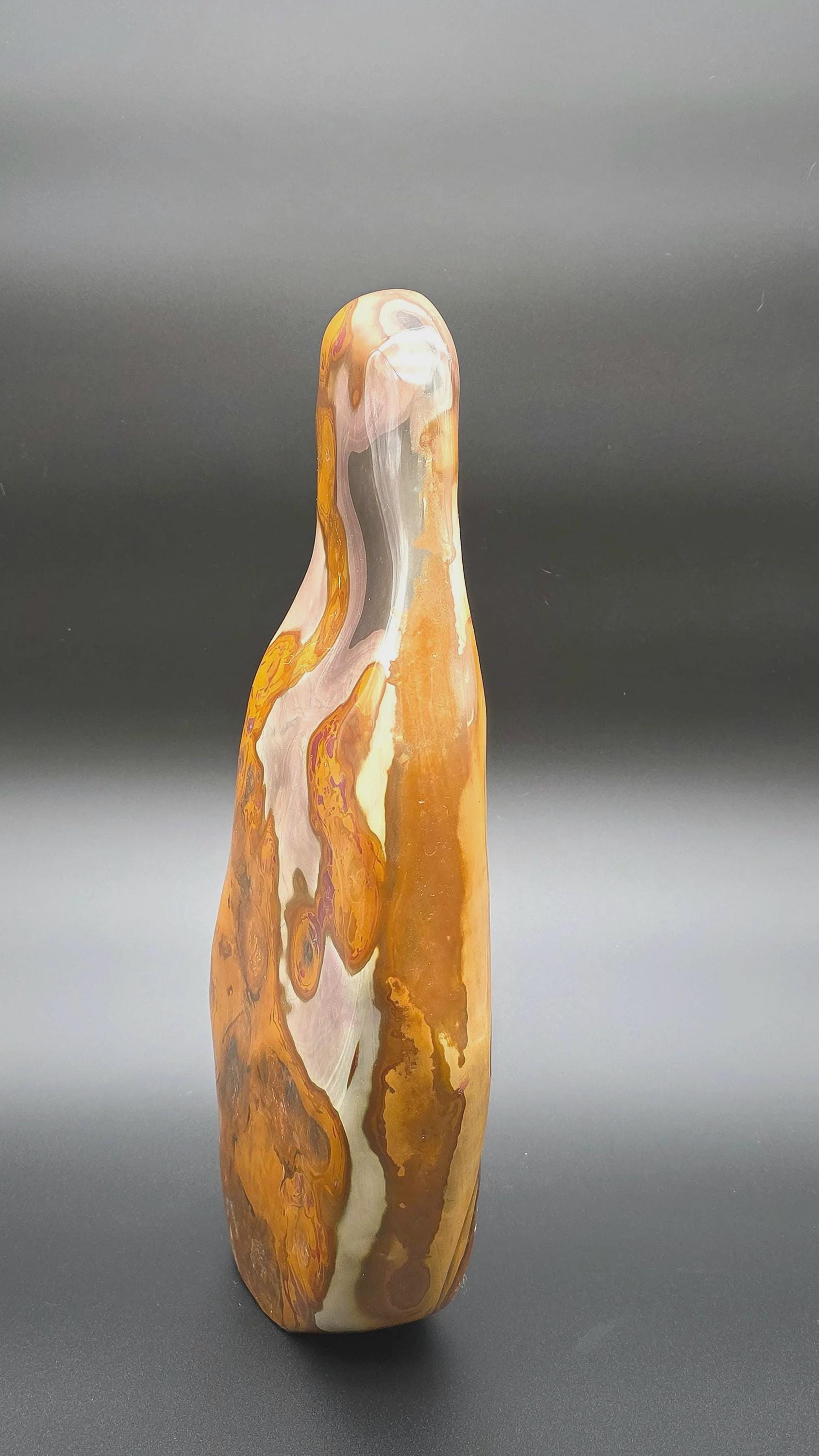 Extra Large Polychrome Jasper Freeform, Natural Home Decor Crystal
