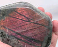 Purple Sunset Labradorite Freeform | Natural Labradorite Crystal Display Piece
