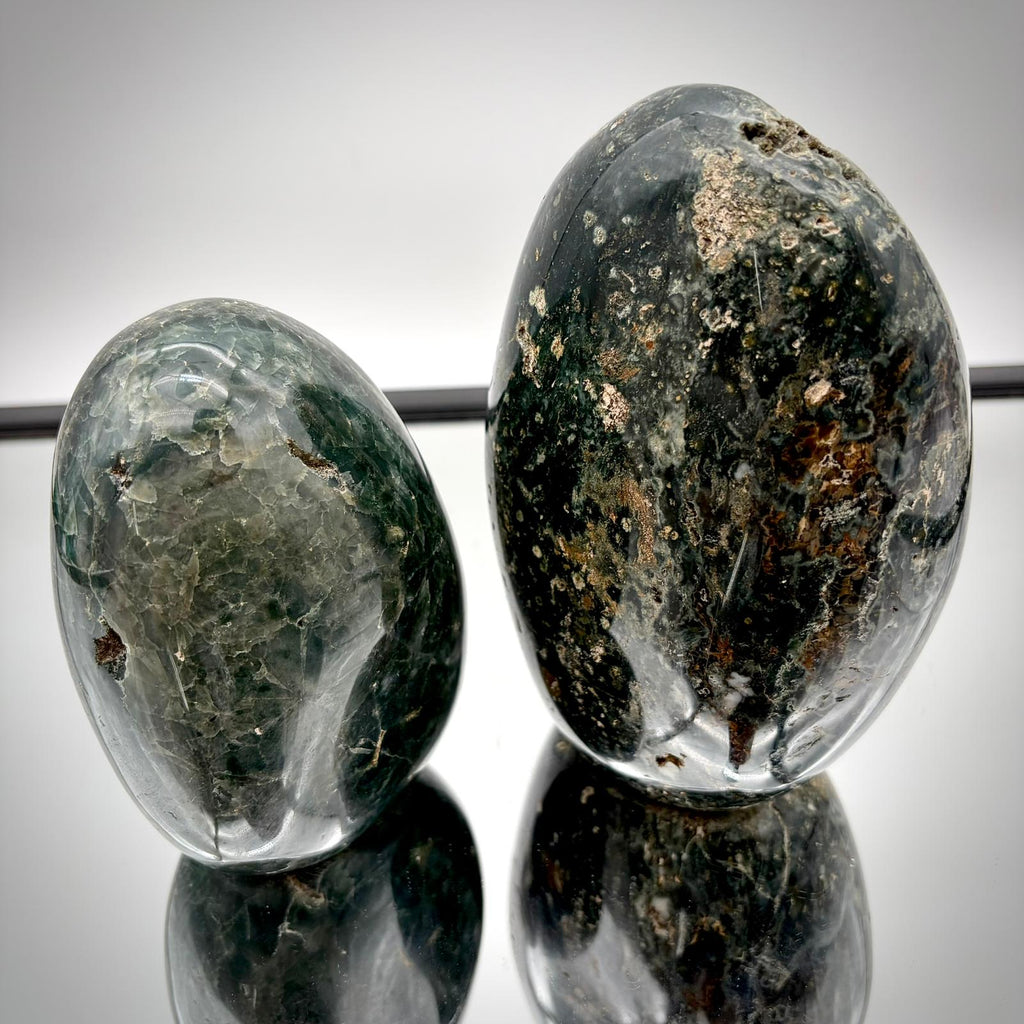 Ocean Jasper Freeform Pair - Matching Crystal Decor