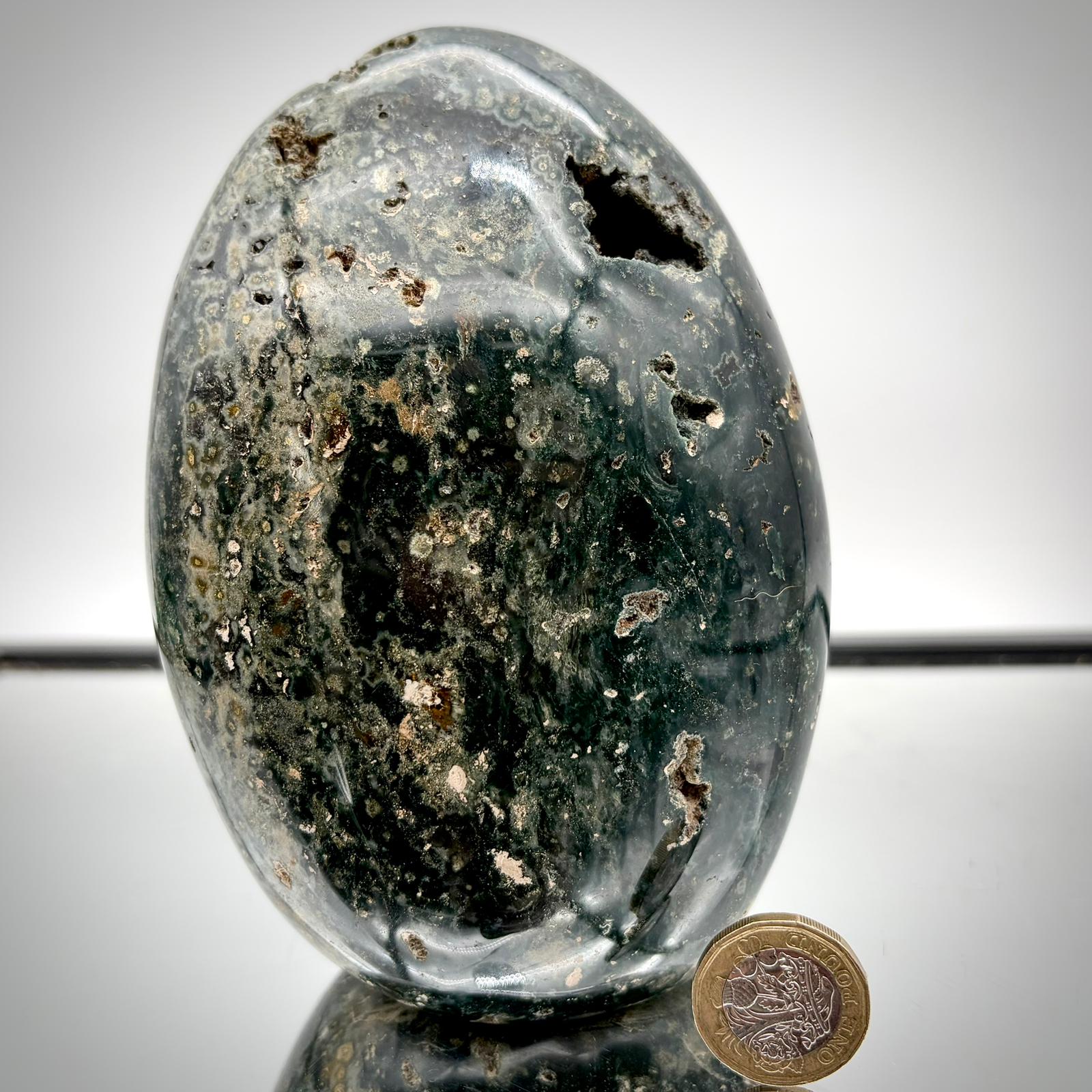 Ocean Jasper Freeform Pair - Matching Crystal Decor