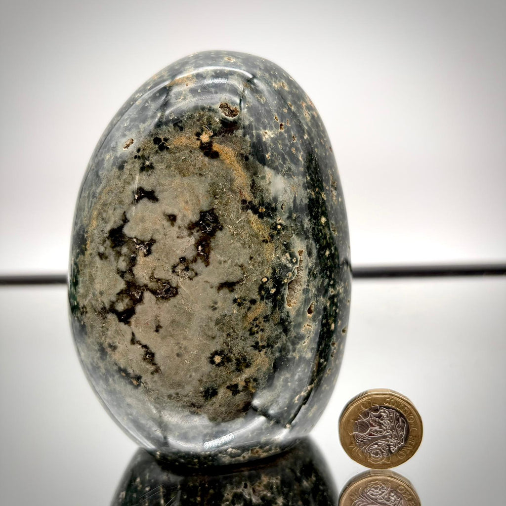 Ocean Jasper Freeform Pair - Matching Crystal Decor