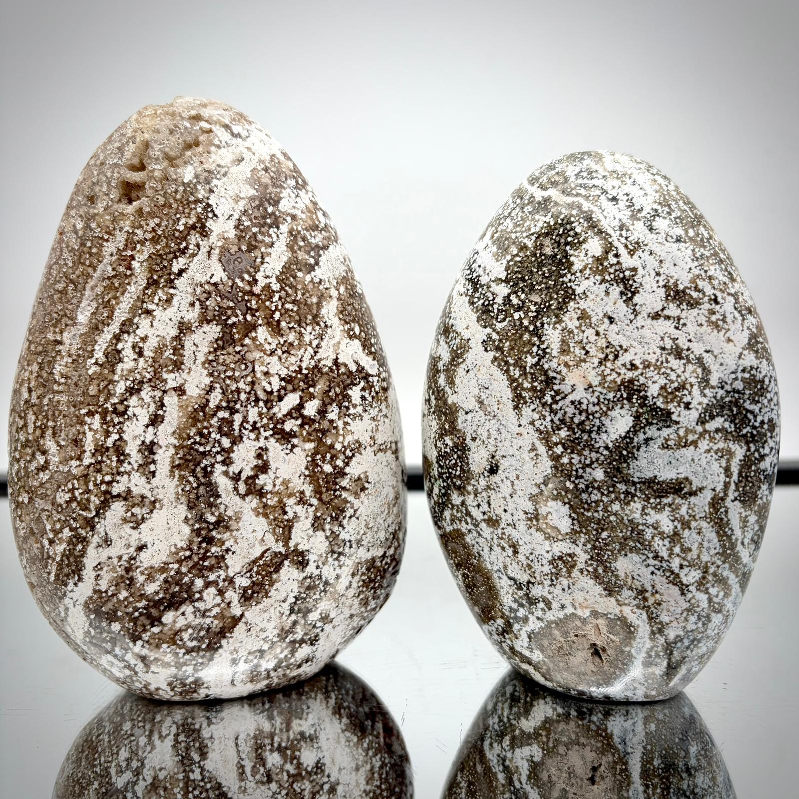 Ocean Jasper Freeform Pair - Matching Crystal Decor