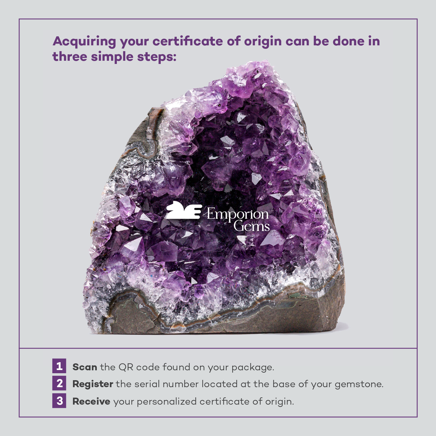 XL Amethyst Crystal Egg - 35.25 lb | Plum Noir