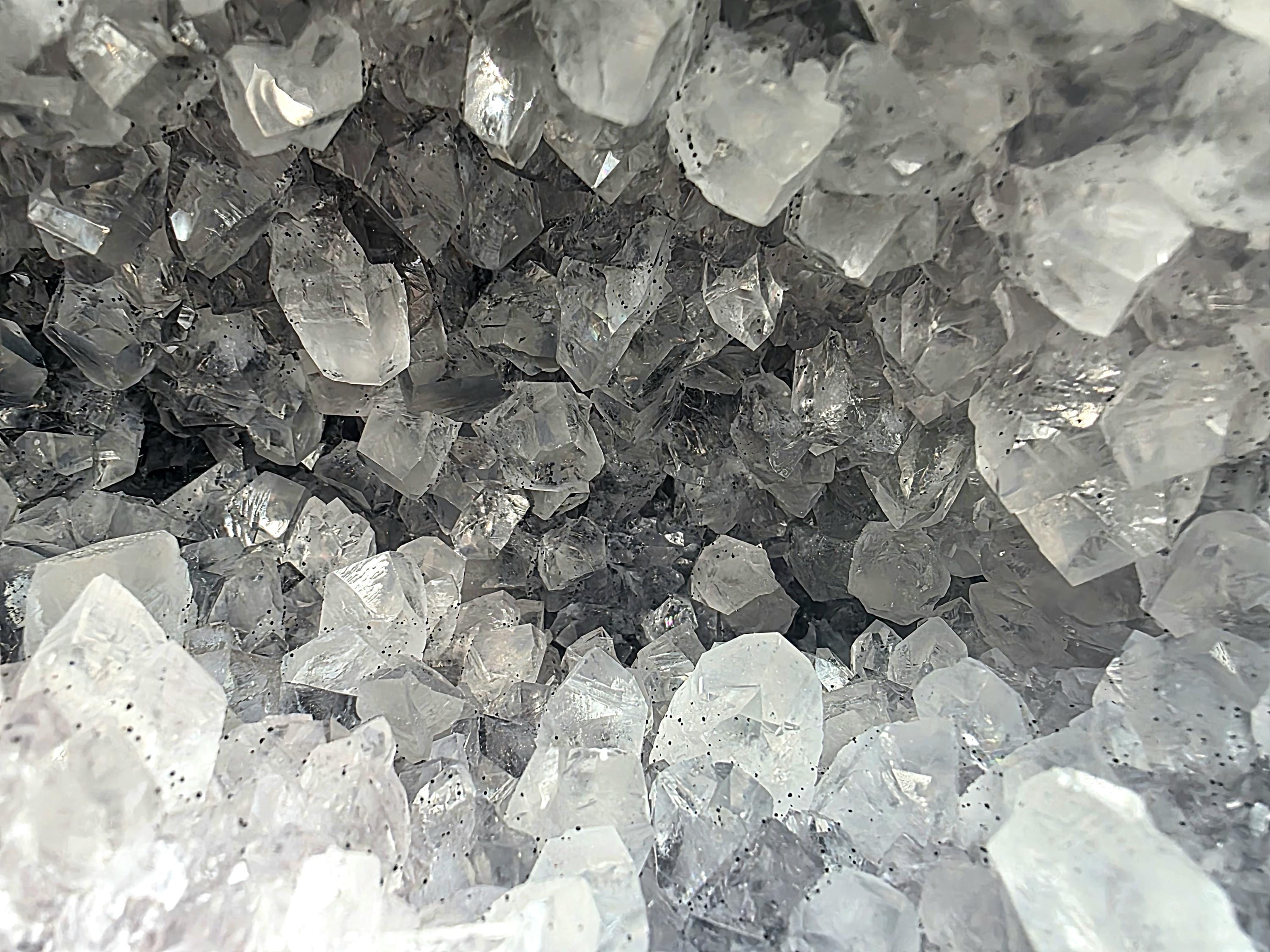 Large Clear Quartz Crystal Geode Cave 5.47 KG