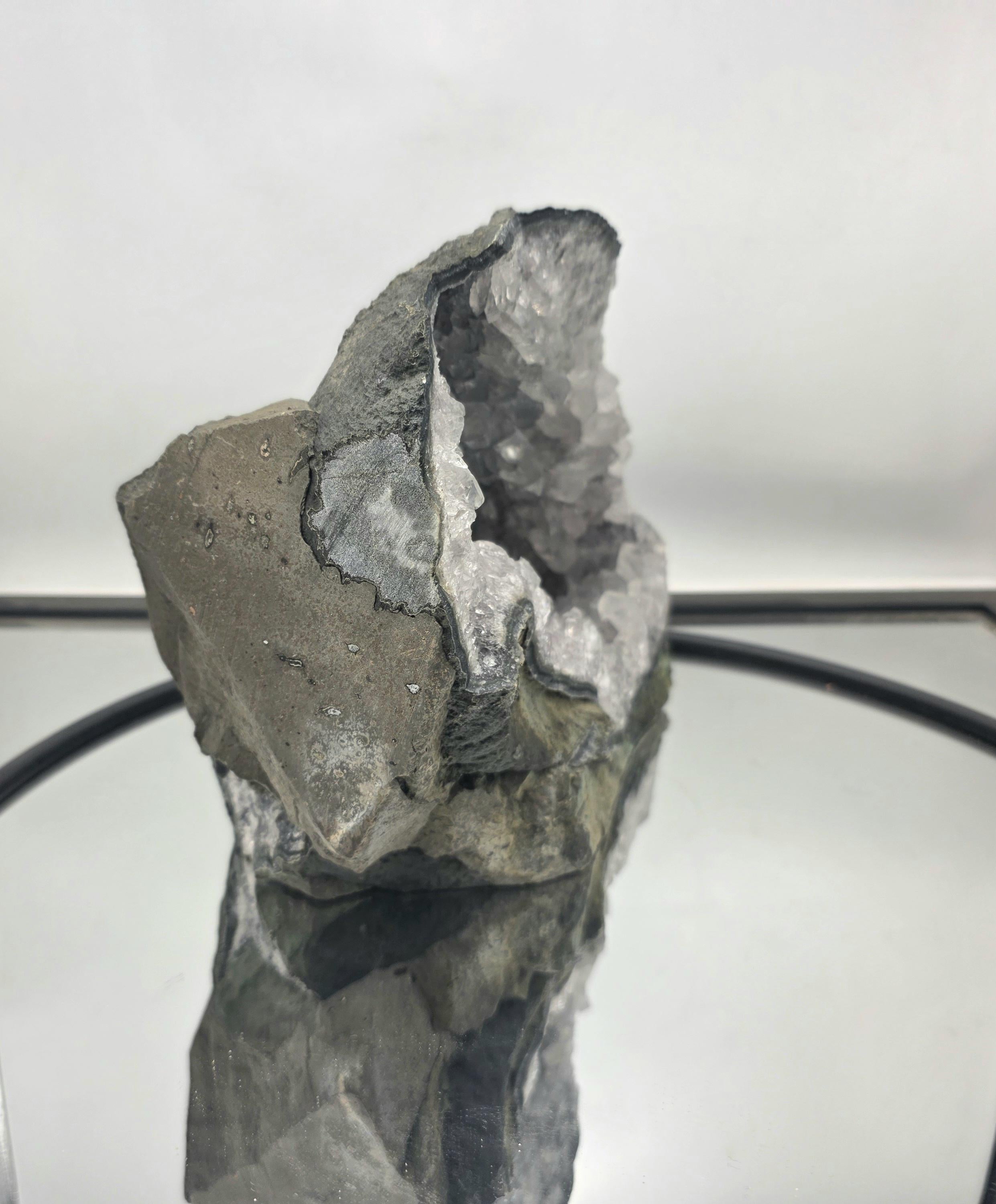 Large Clear Quartz Crystal Geode Cave 5.47 KG