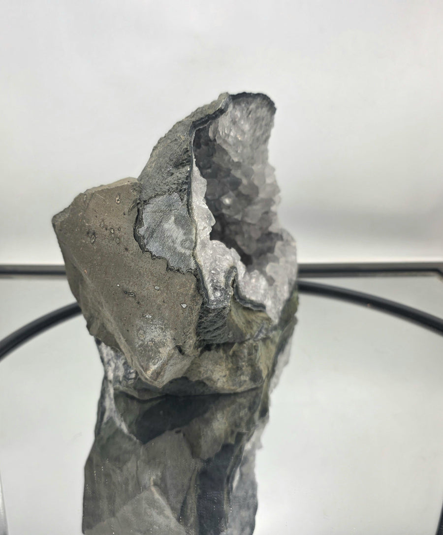 Large Clear Quartz Crystal Geode Cave 5.47 KG