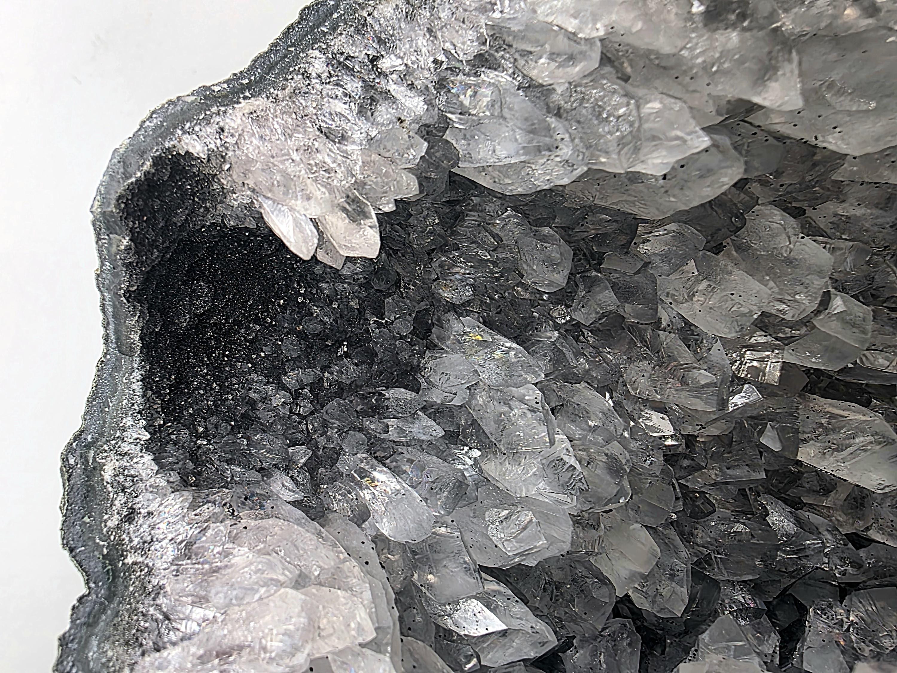 Large Clear Quartz Crystal Geode Cave 5.47 KG